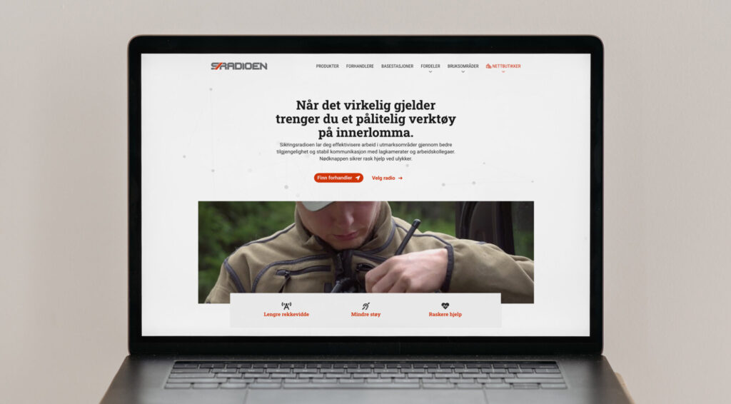 Sikringsradioen nettside